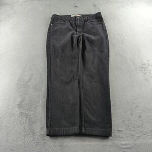 Vintage Levis Jeans Mens 36 (Fits 36x30) Black Faded 505 Slim Straight Denim Y2K